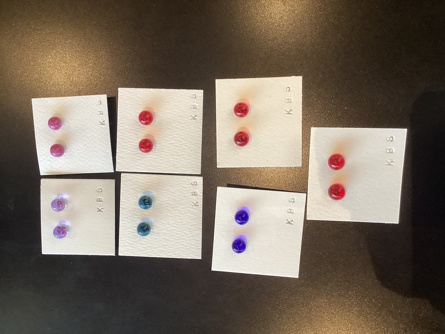 Assorted Button Post Earrings