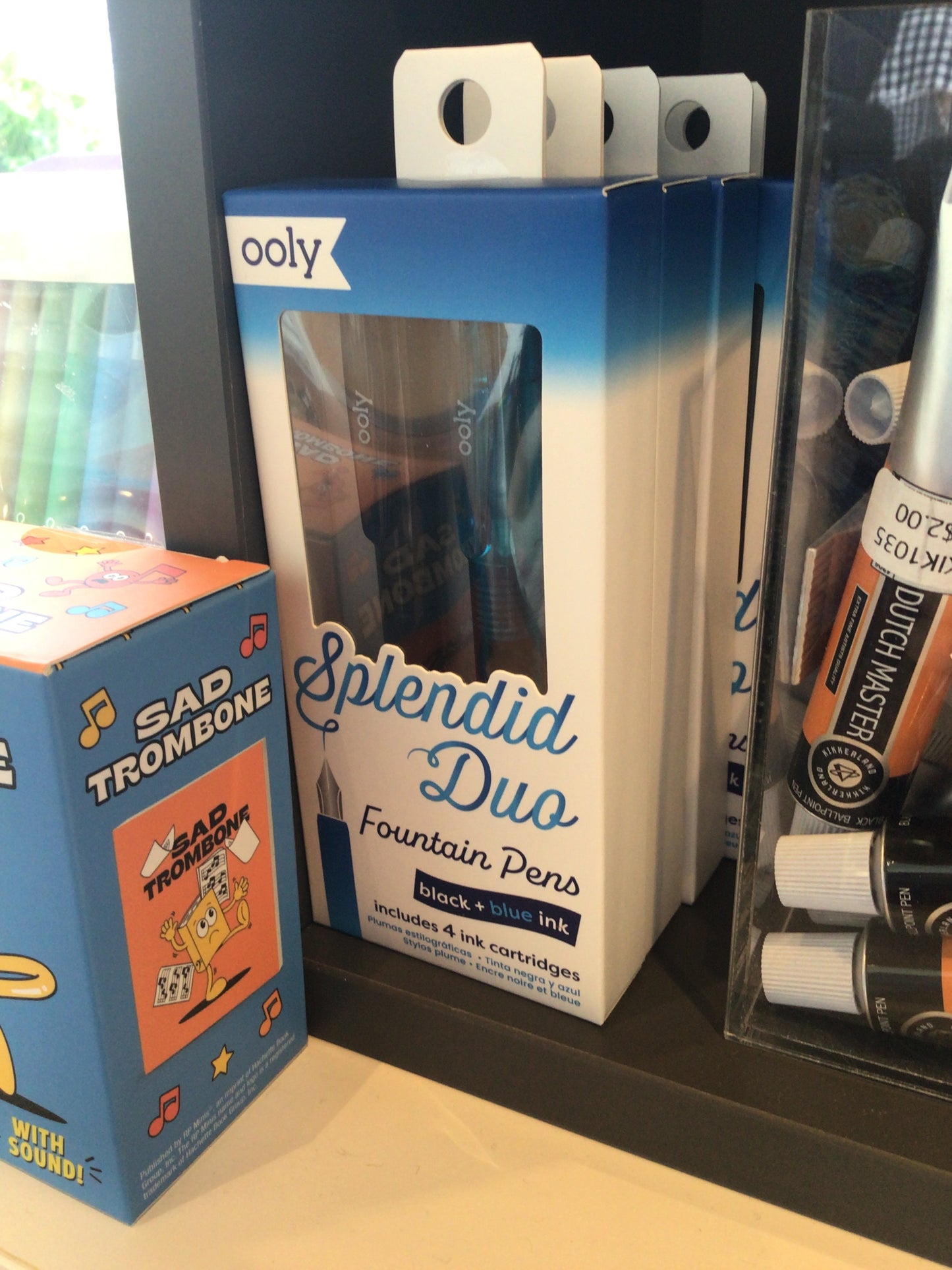Splendid Fountain Pen Duo Set - Black and Blue