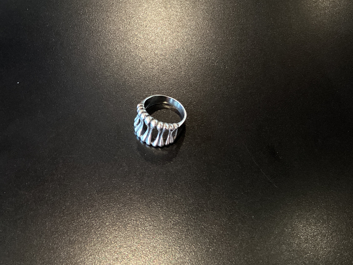 Bones Sterling Silver Ring
