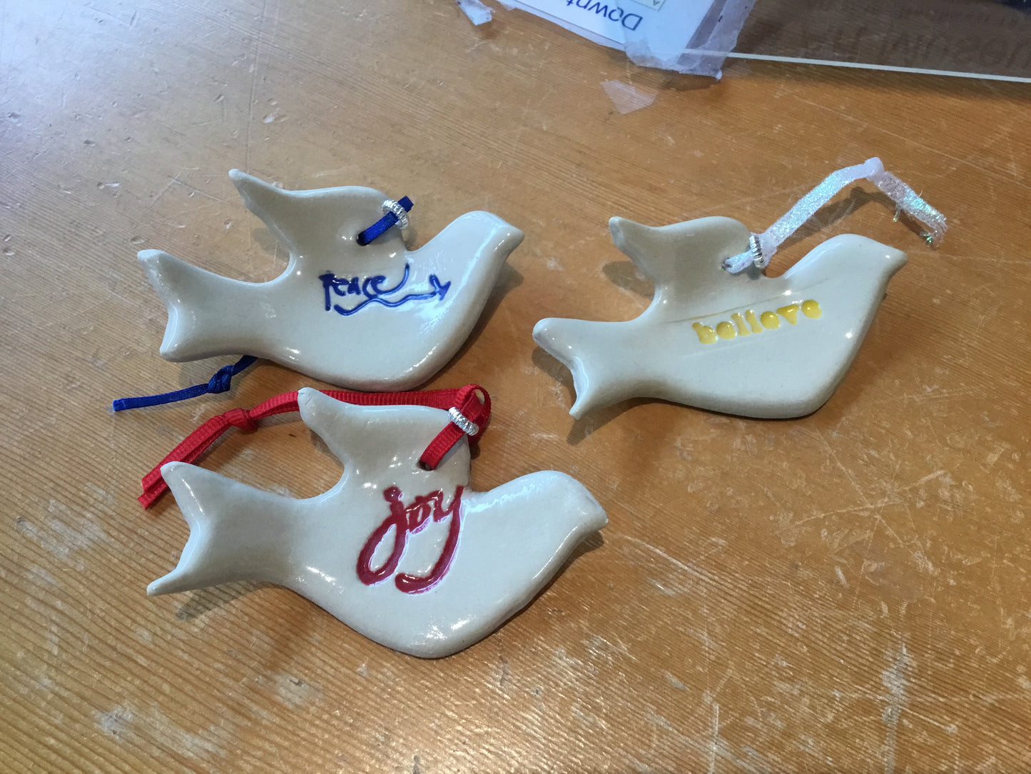 Christmas Dove Ornament