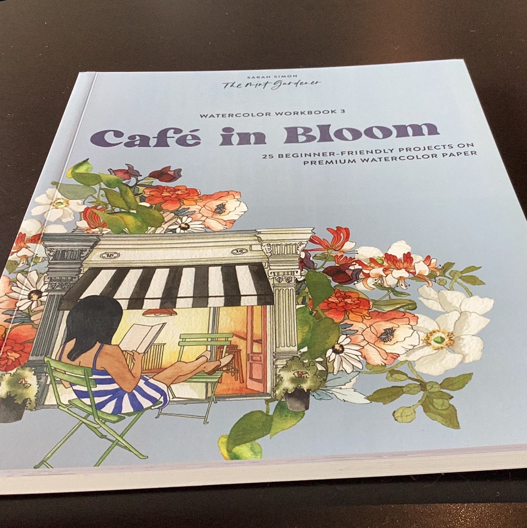 Cafe in Bloom - Watercolor Workbook