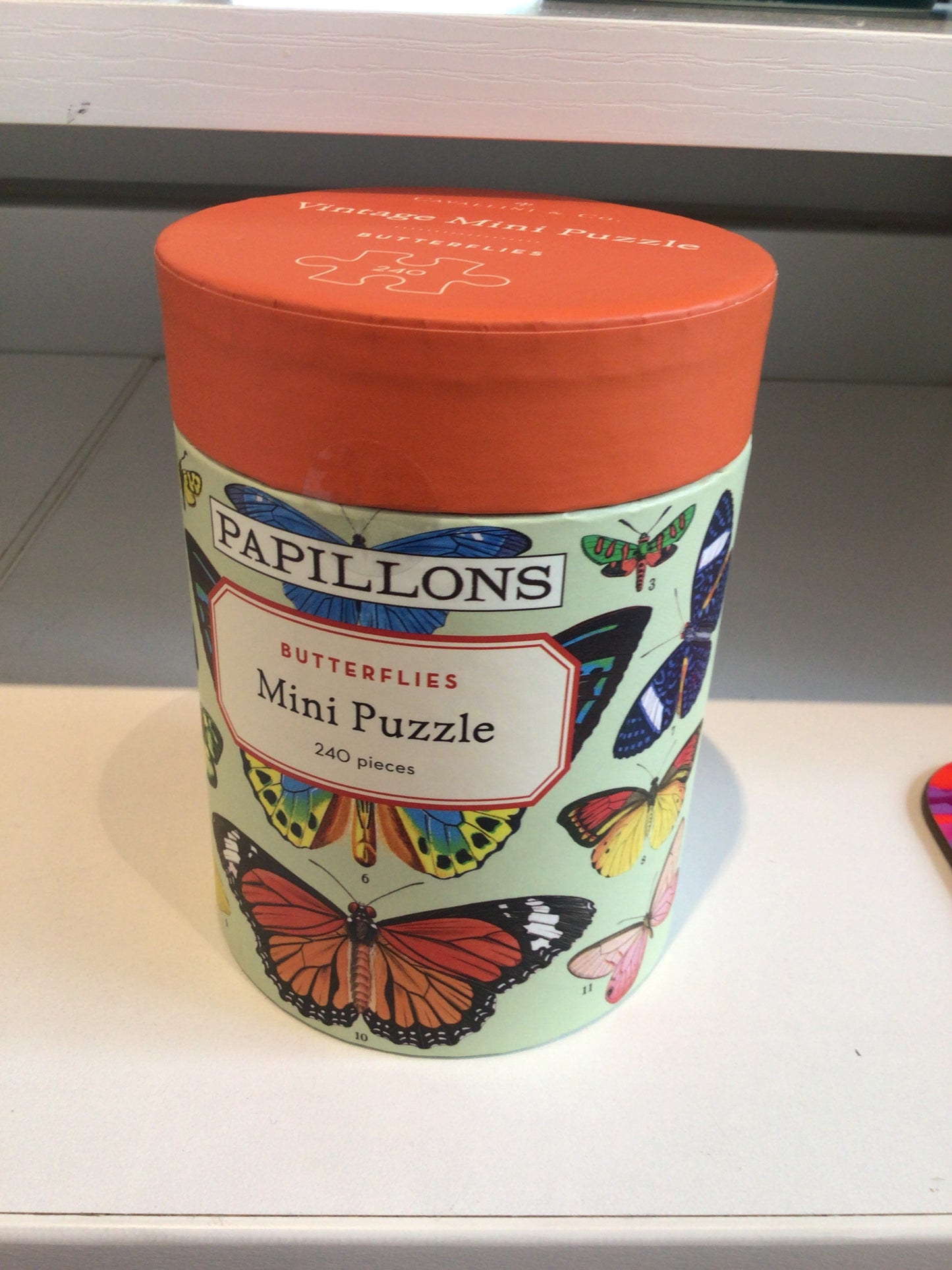 Vintage Mini Puzzle - Butterflies