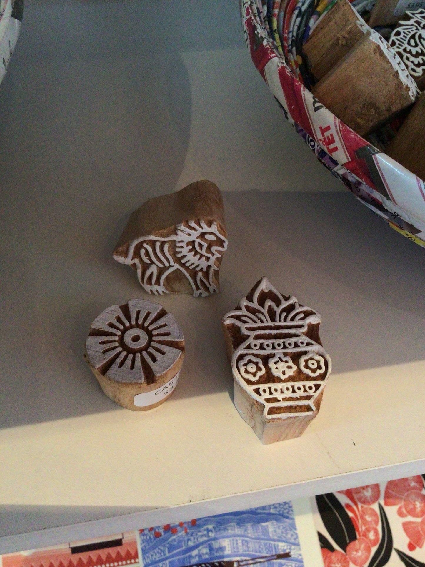 Wood Stamps - variety small