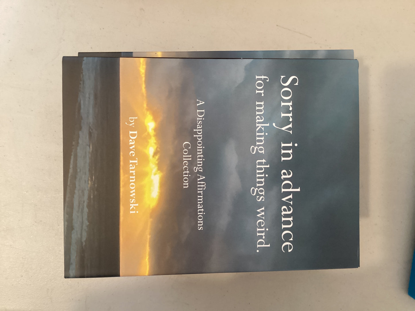 Sorry In Advance: Disappointing Affirmations Book