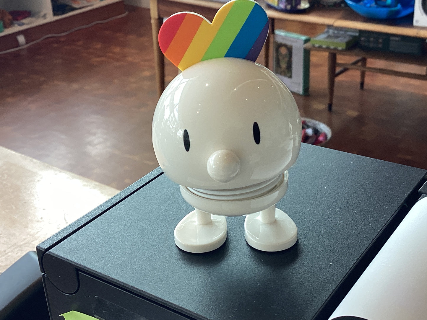 Hoptimist Rainbow Heart