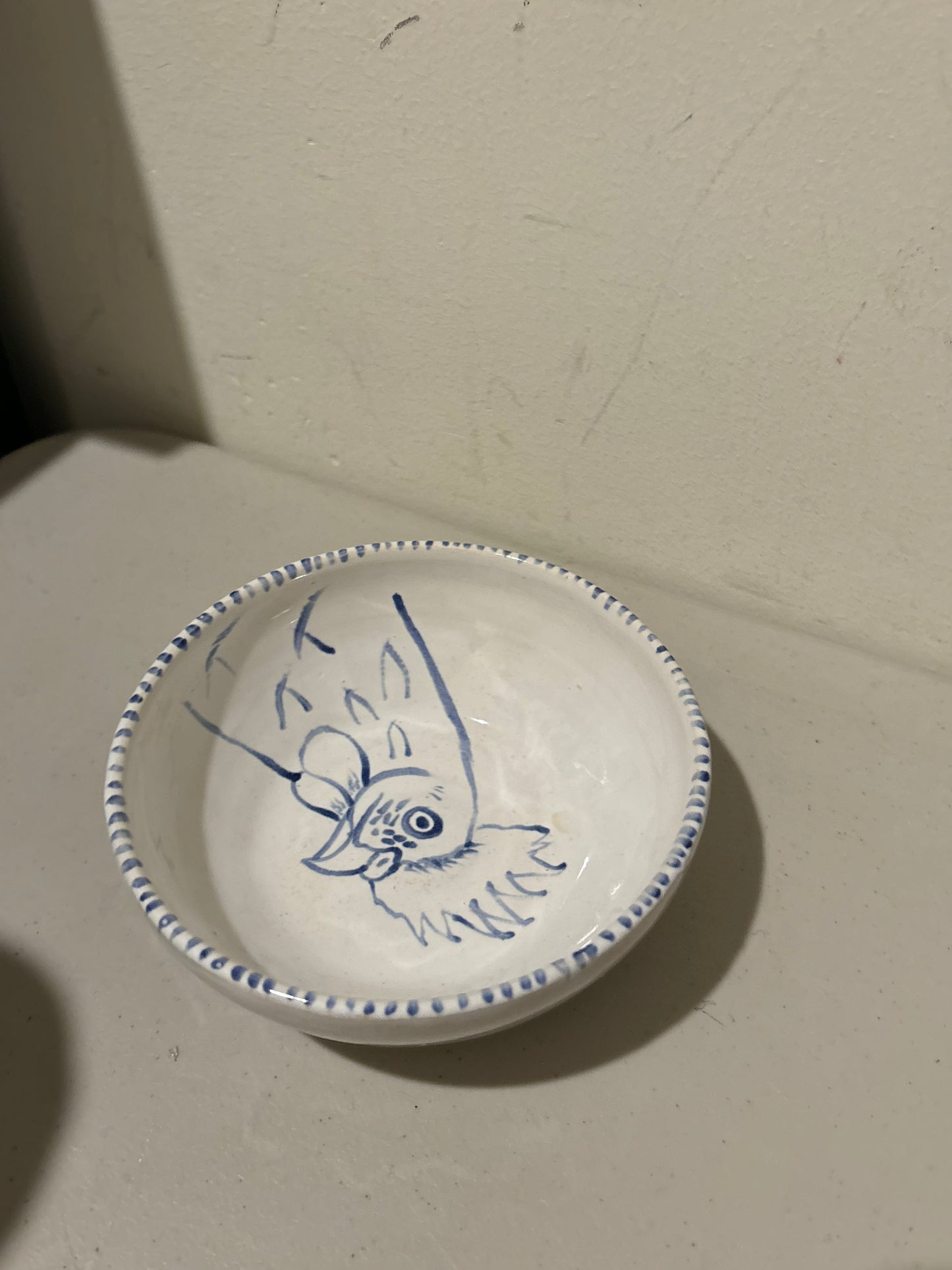 Ceramic Bowl with Chicken - Jennie de Mello e Souza