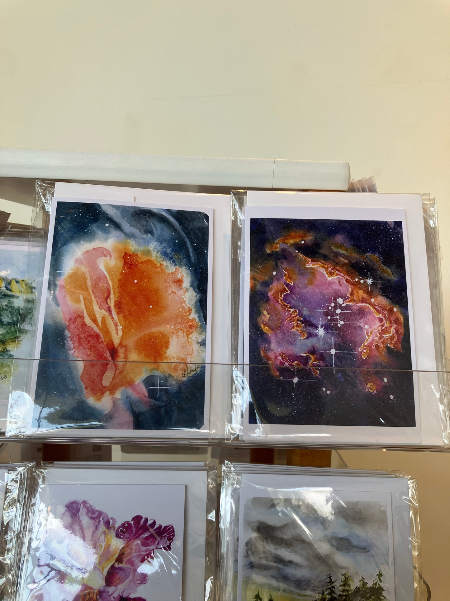 Nebula Greeting Card - Linda Khandro
