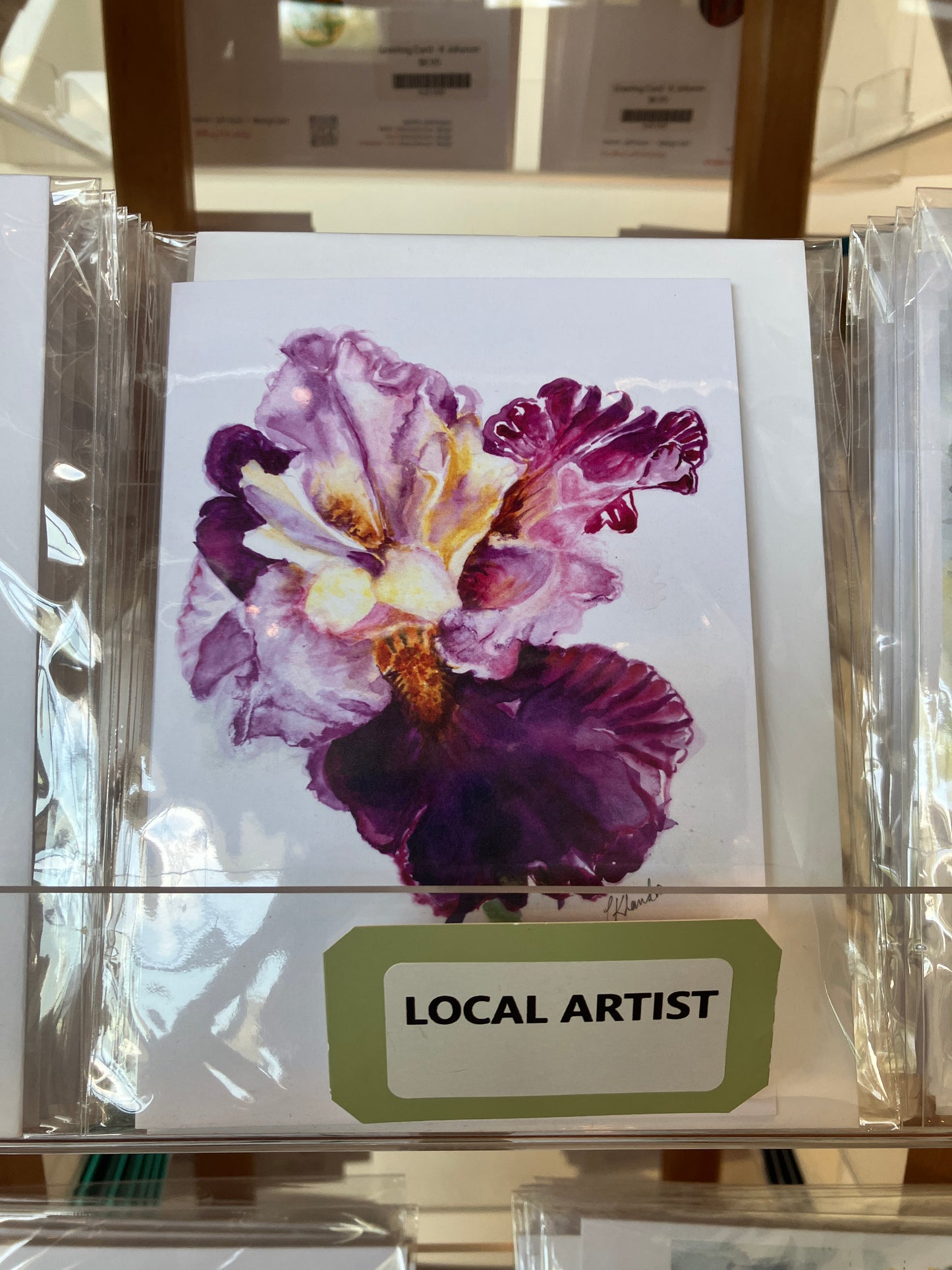 Flower Greeting Card - Linda Khandro