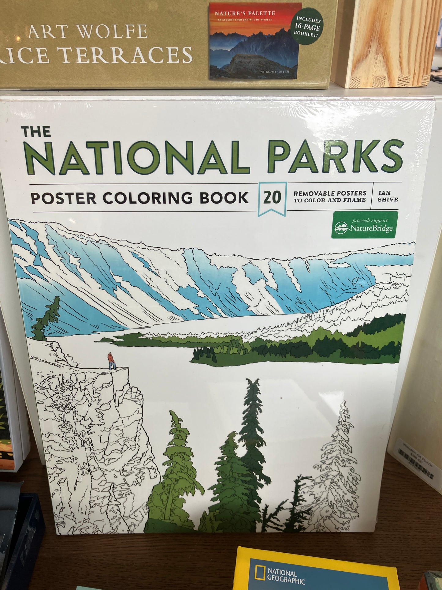 National Parks Poster Coloring Book