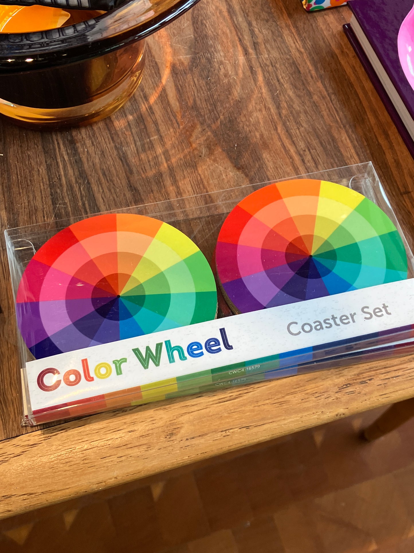 Color Wheel Coaster Set of 4