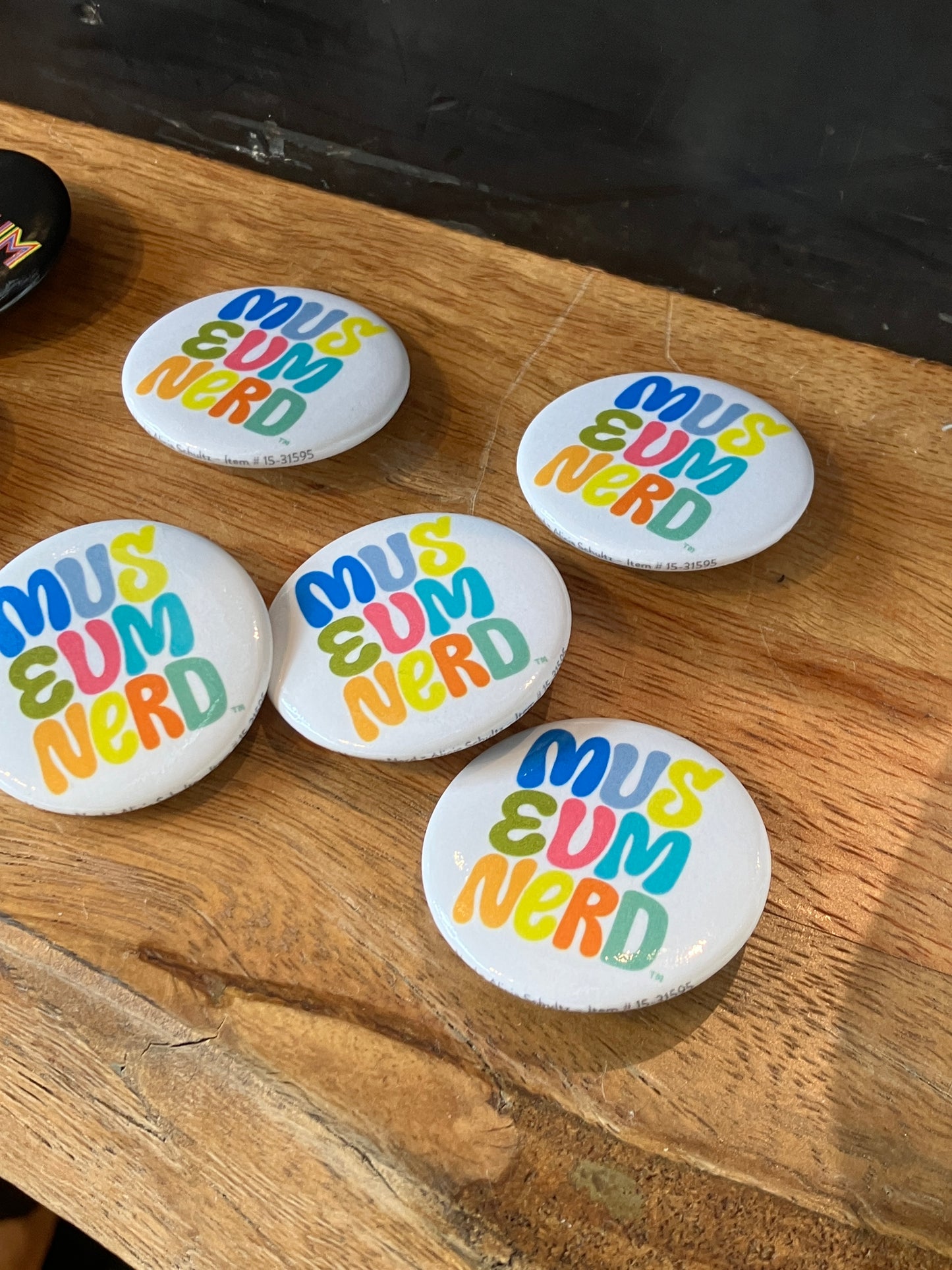 Museum Nerd - White Pin (4.0)