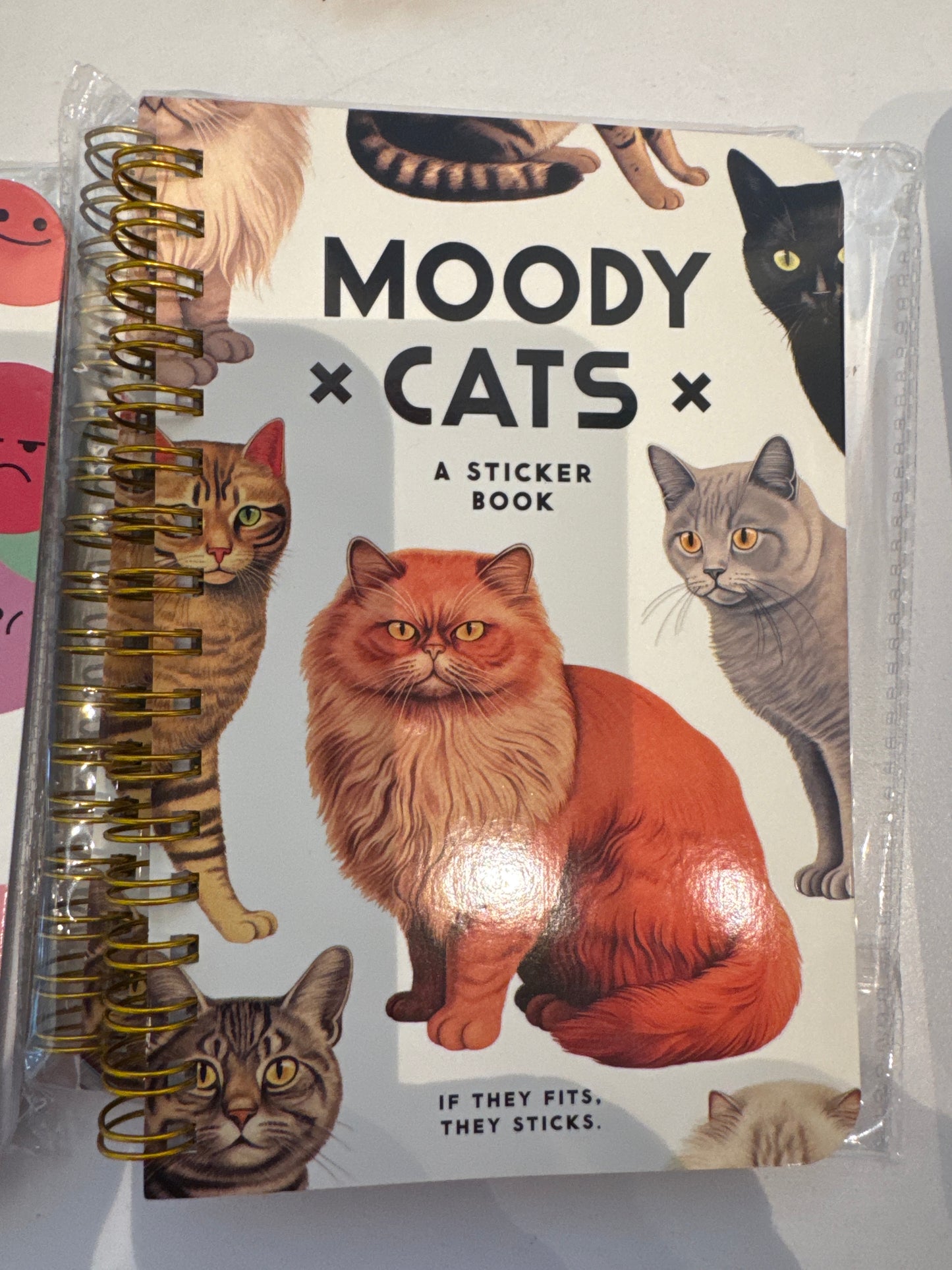 Moody Cats Sticker Book