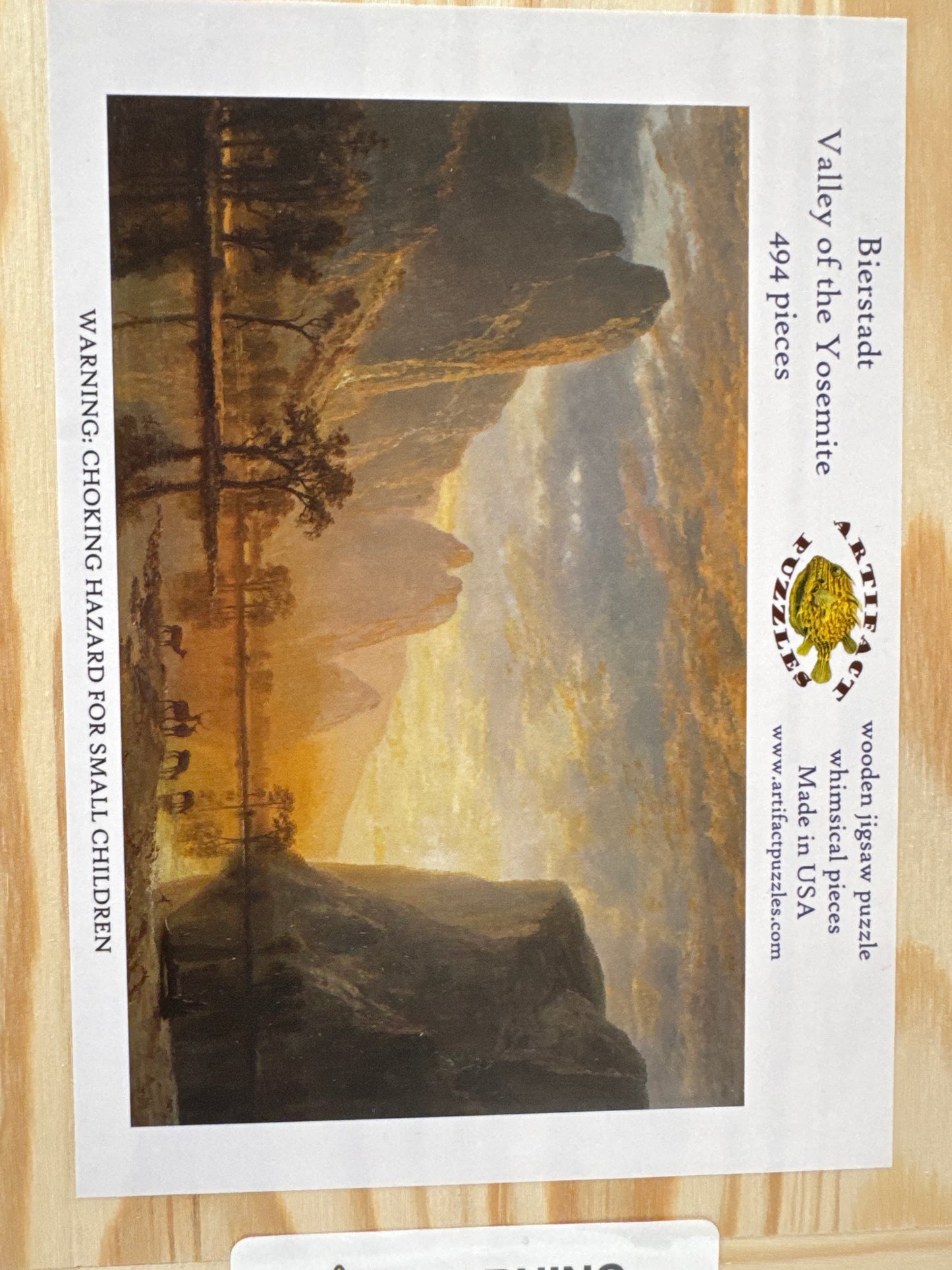 Bierstadt Yosemite Puzzle - Artifact Puzzles