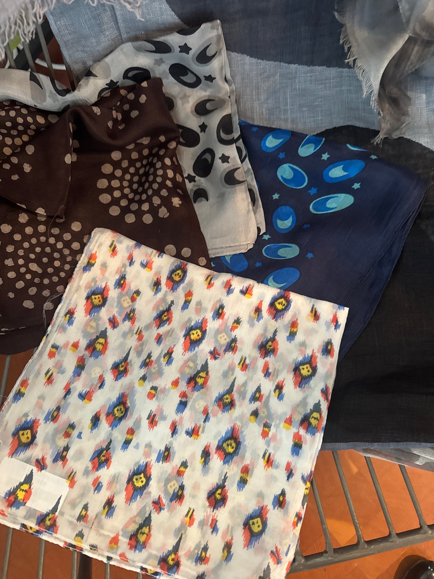 Small Square Silk Scarf