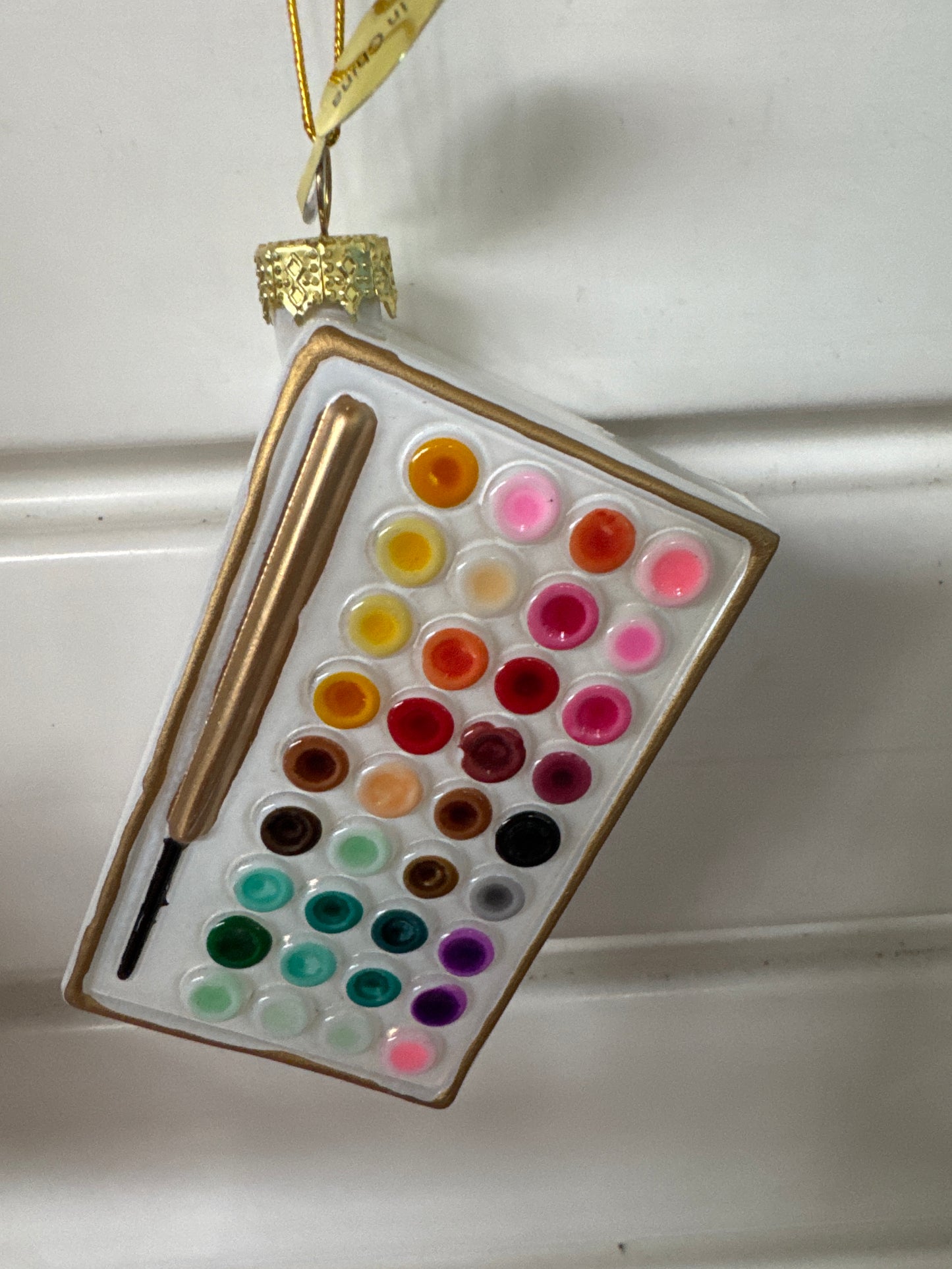 Watercolor Palette Ornament