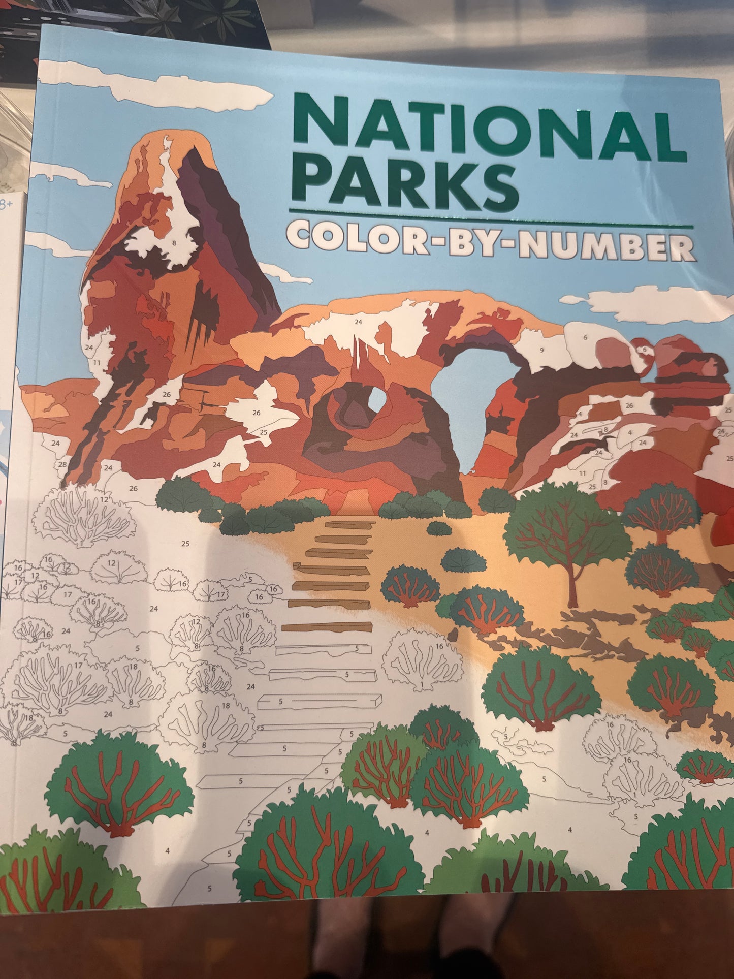 National Parks Color-by-Number Book
