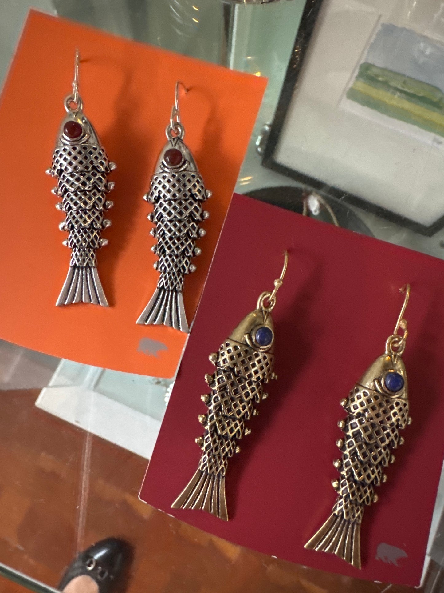 Fish Earrings Silver - GUL